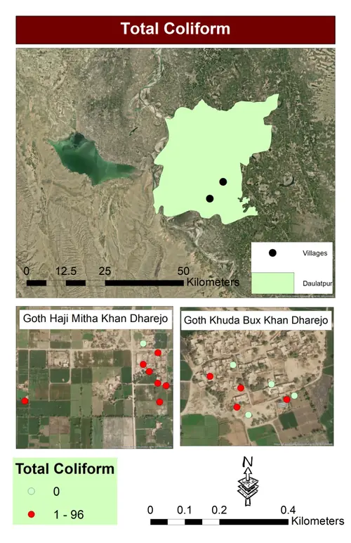Total Coliform Load Map