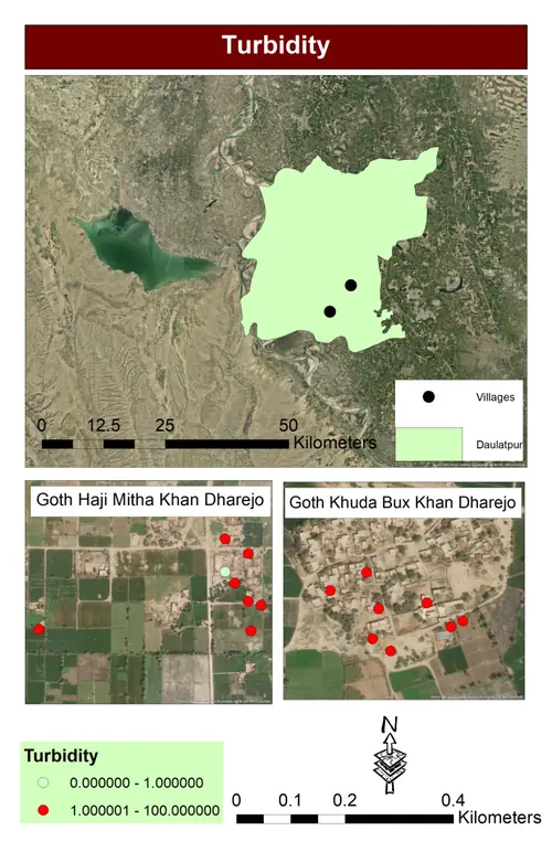Water Turbidity Assessment Map